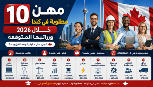 10 مهن مطلوبة في كندا خلال 2026 ورواتبها المتوقعة