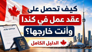 كيف تحصل على عقد عمل في كندا وأنت خارجها؟ الدليل الكامل